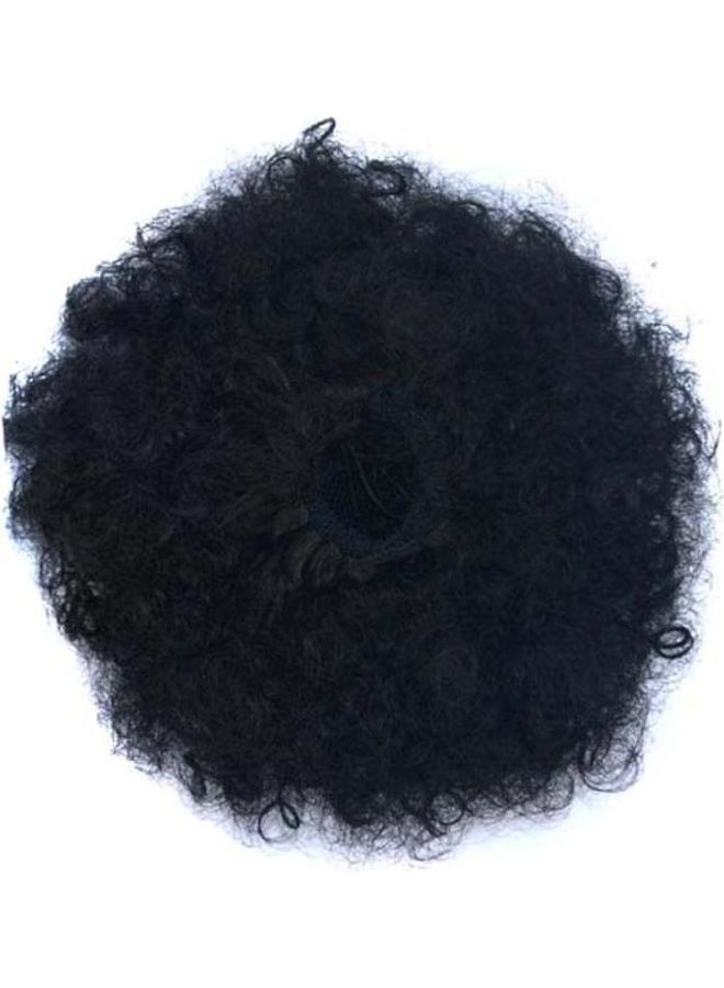 BGM European and American People Explosion Head Fluffy Curl Hair Net Wig Black 20cm - Image 3