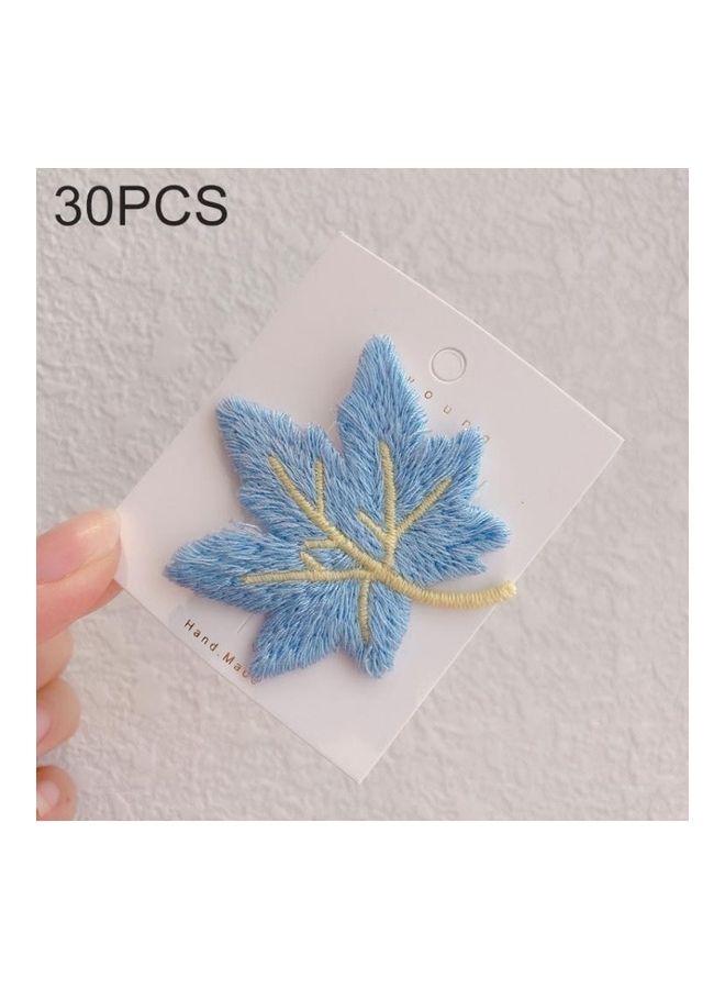 BGM 30-Piece Girls Cute Maple Leaf Hairpin  - Image 1
