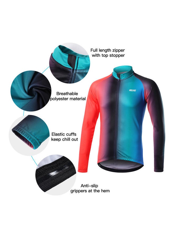 Generic Winter Long Cycling Jersey Suit XXL - Image 4
