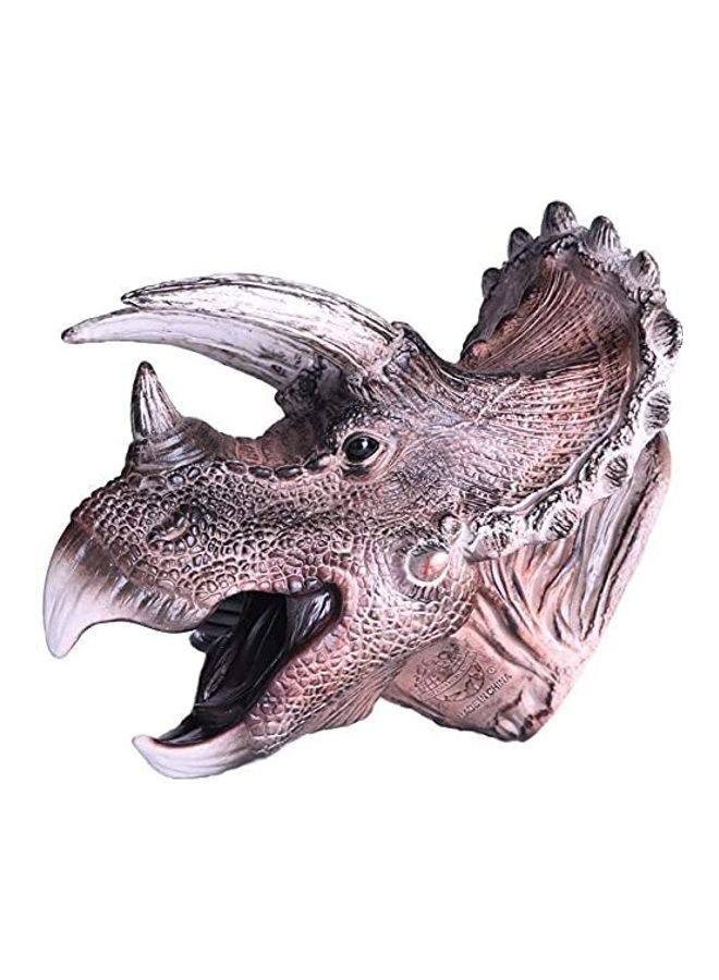 AIWANTO - Triceratops Soft Realistic Rubber Dinosaur Hand Puppet - Image 1
