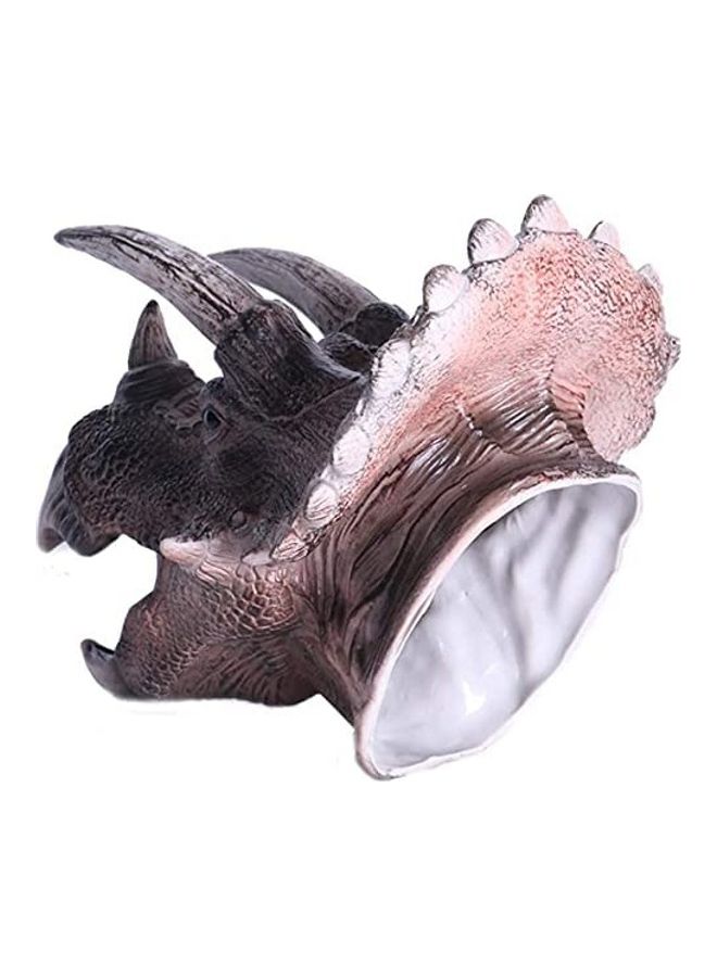 AIWANTO - Triceratops Soft Realistic Rubber Dinosaur Hand Puppet - Image 1
