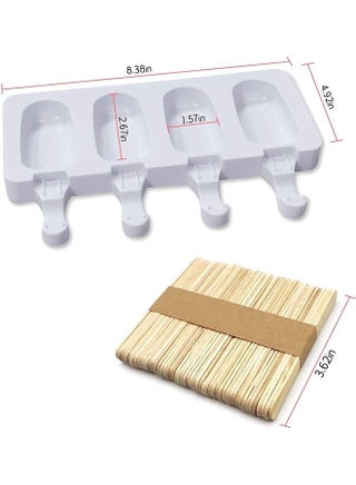 Ice Cream Mold Maker With Wooden Stick multicolour 27cm - v1630485852/N50606503A_1