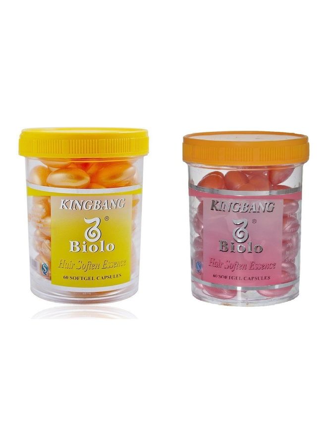 Kingbang Set of  2 Biolo Hair Soften Essence Golden/Pink - Image 1