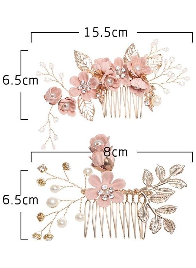 BGM Fashion Flower Jewelry Hair Pins Purple Sets - Image 4