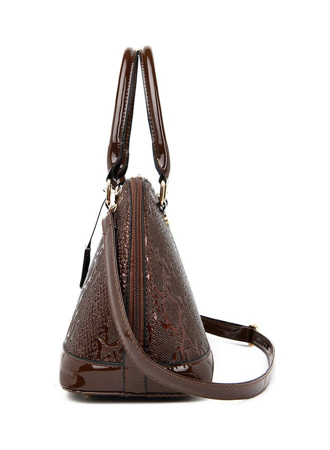 Sharpdo - 3-Piece Stylish Bag Set Brown - Image 1
