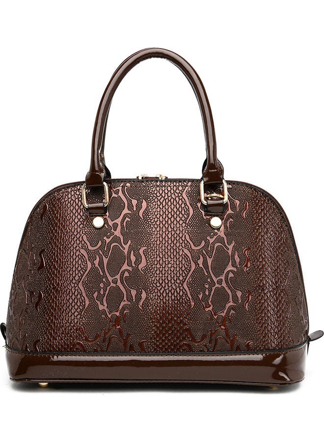 Sharpdo - 3-Piece Stylish Bag Set Brown - Image 1
