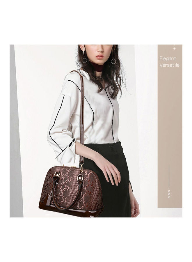 Sharpdo - 3-Piece Stylish Bag Set Brown - Image 1