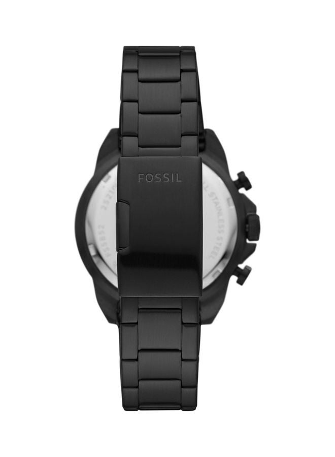 FOSSIL - Men's Bronson Water Resistant Watch FS5851 - 44 mm - Black - Image 1