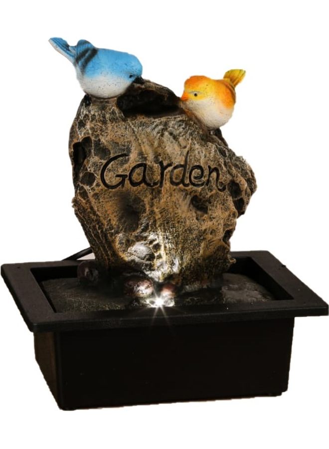 Peace Birds Decorative Fountain Water Fall Multicolour 30cm  - Image 1