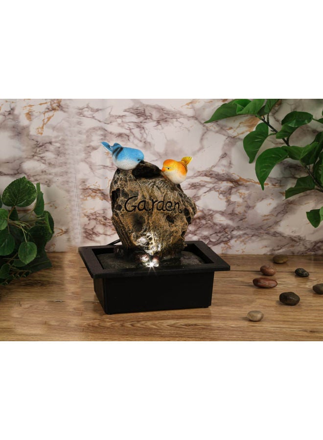 Peace Birds Decorative Fountain Water Fall Multicolour 30cm  - Image 2
