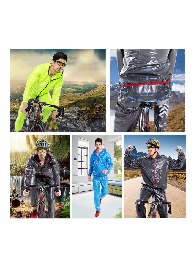 Generic - Cycling Raincoat With Hood L - Image 1