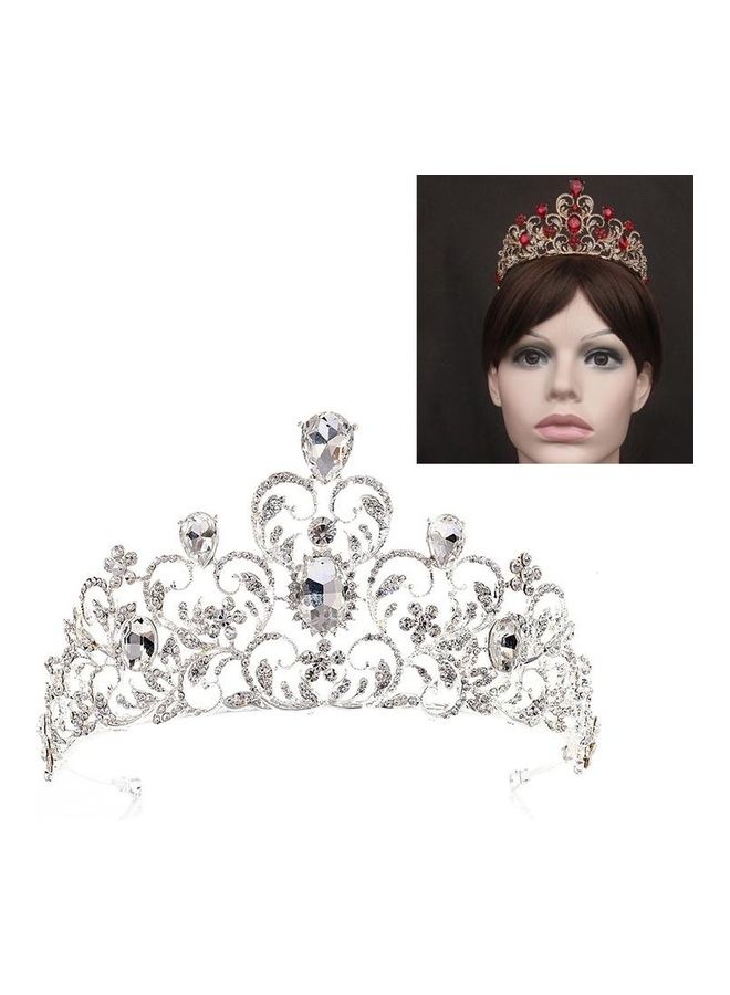 BGM - Crystal Wedding Crown Bride Headband - Image 1