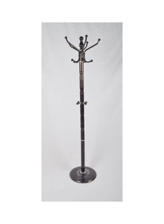 Full Length Standing Coat Hanger Coffee 180x20cm