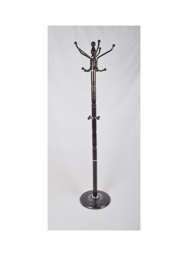 Living - Full Length Standing Coat Hanger Coffee 180x20cm - Image 1