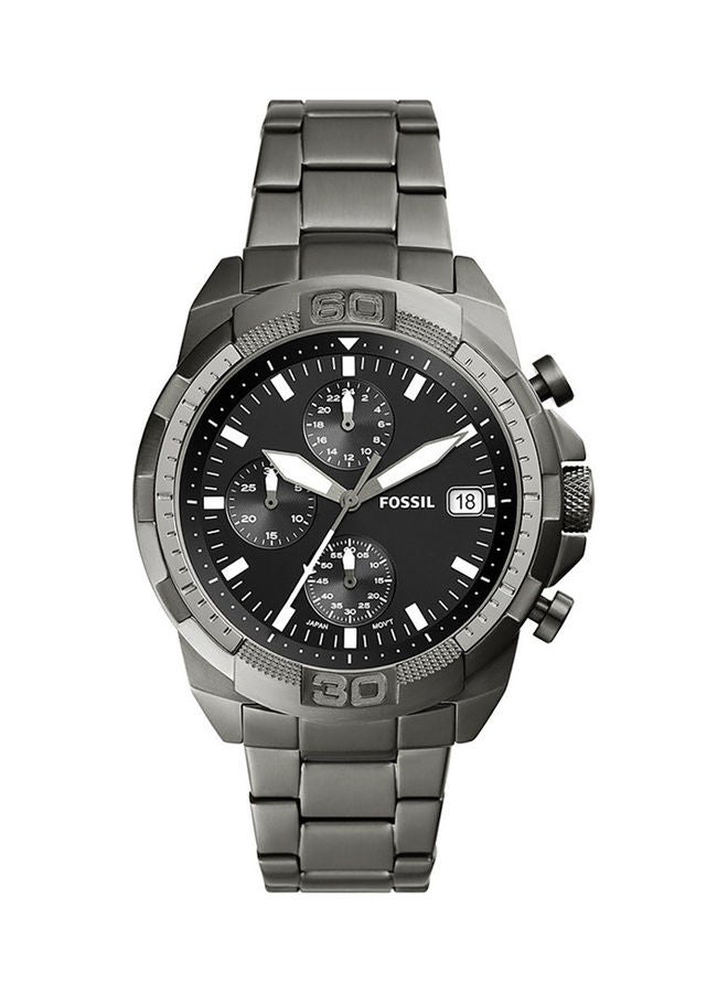 FOSSIL Men's Bronson Stainless Steel Watch FS5852 - 44 mm - Black  - Image 1