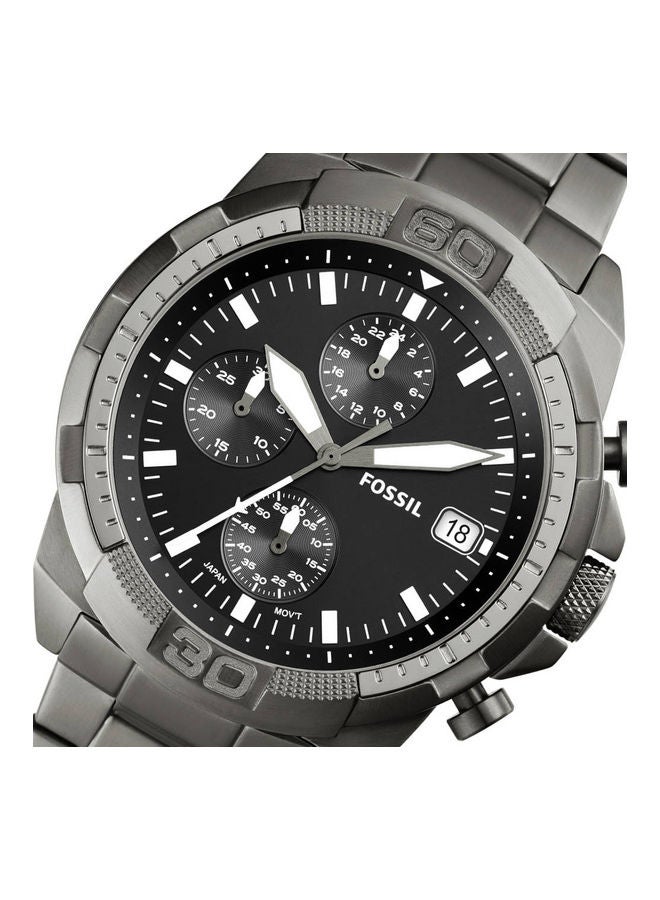 FOSSIL Men's Bronson Stainless Steel Watch FS5852 - 44 mm - Black  - Image 2