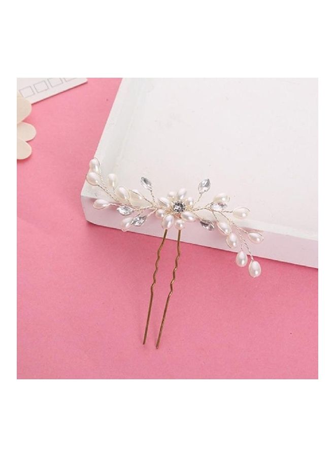 BGM 2-Piece Festival Wedding Hair Headdress Plait Clip Multicolour - Image 5