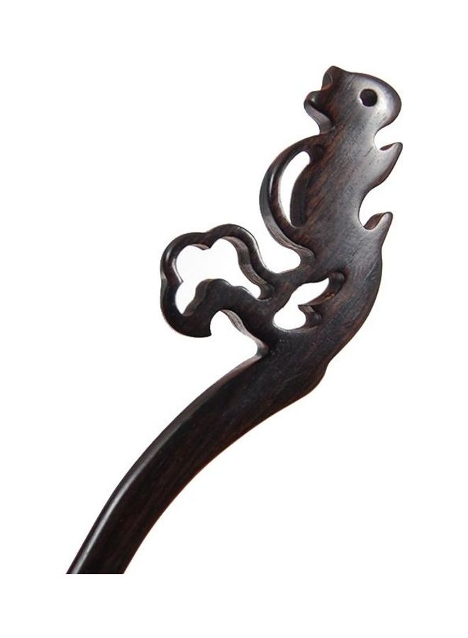 BGM - Squirrel Classical Sandalwood Hairpin - Image 1