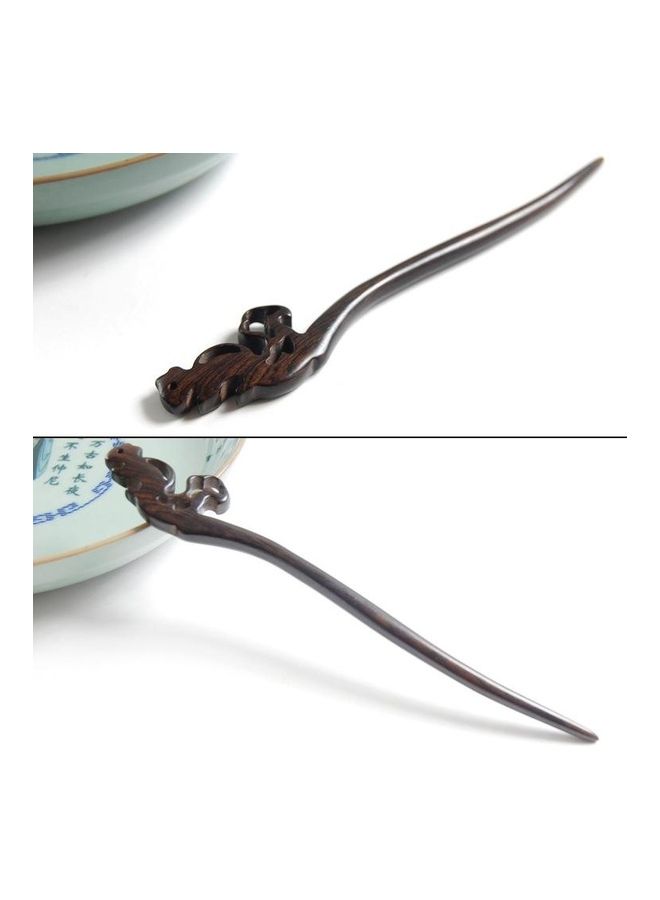 BGM - Squirrel Classical Sandalwood Hairpin - Image 1