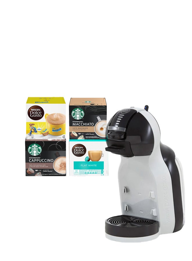 De'Longhi Nescafé Dolce Gusto Mini Me Single Serve Capsule Coffee Machine Starter Kit, Including coffee capsules 0.8 L 1460.0 W EDG155.BG black/grey  - Image 1