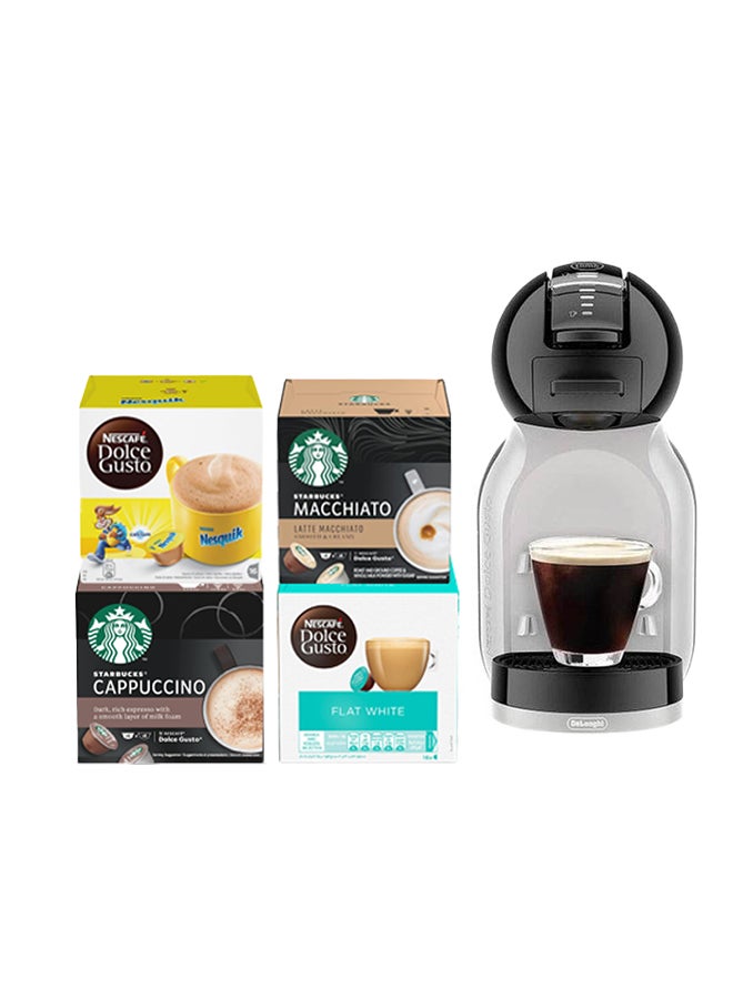De'Longhi Nescafé Dolce Gusto Mini Me Single Serve Capsule Coffee Machine Starter Kit, Including coffee capsules 0.8 L 1460.0 W EDG155.BG black/grey  - Image 2