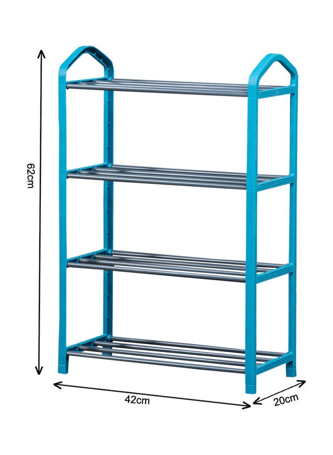 دبيلو تي- إيزي كير حامل معدني مخصص للأحذية قابل للتّكديس مكوّن من 4 طبقات - Image 2