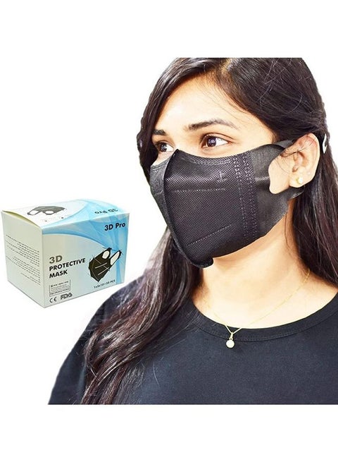 3D Pro Protective Face Mask Pack Of 50
