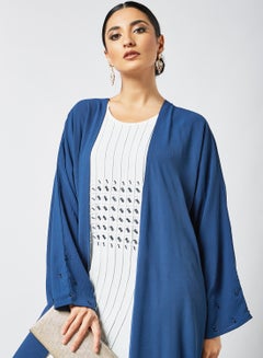 Comfortable Modest Abaya Blue - v1630491703/N48968301V_2