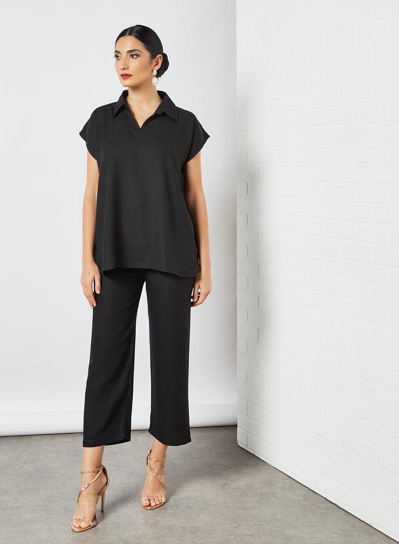 Bousni Printed Modest Tunic And Pants Set Multicolour  - Image 3