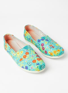 TOMS Alpargata Floral Slip-ons Turquoise  - Image 2