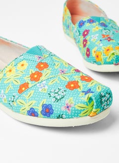 TOMS Alpargata Floral Slip-ons Turquoise  - Image 4