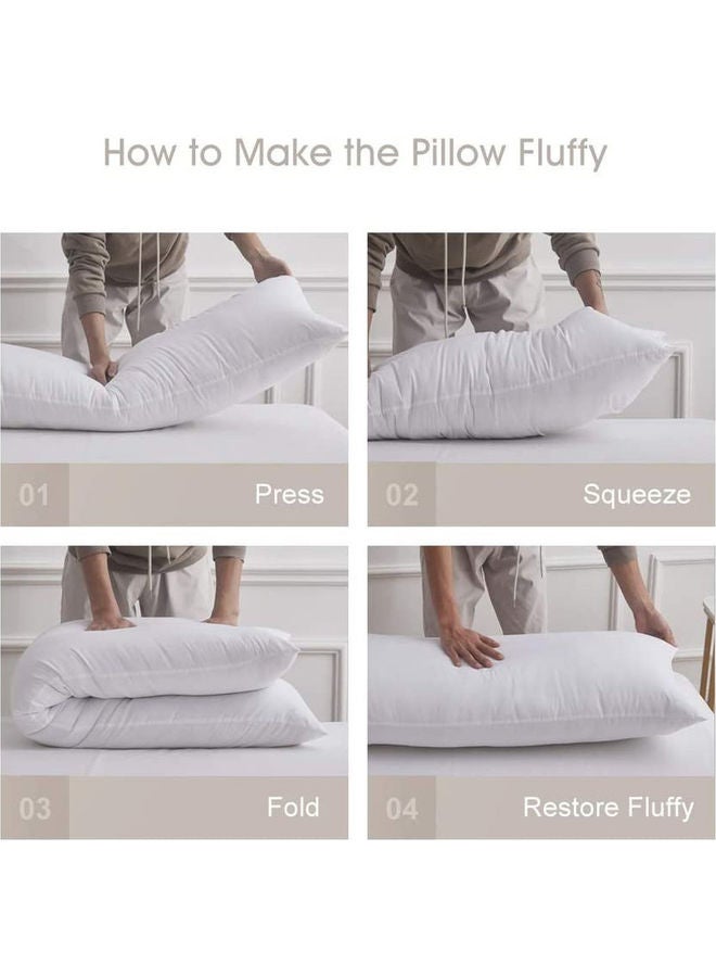 كان وسادة نوم جانبية طويلة جيدة التهوية للنوم نسيج أبيض 50x120سم - Image 2