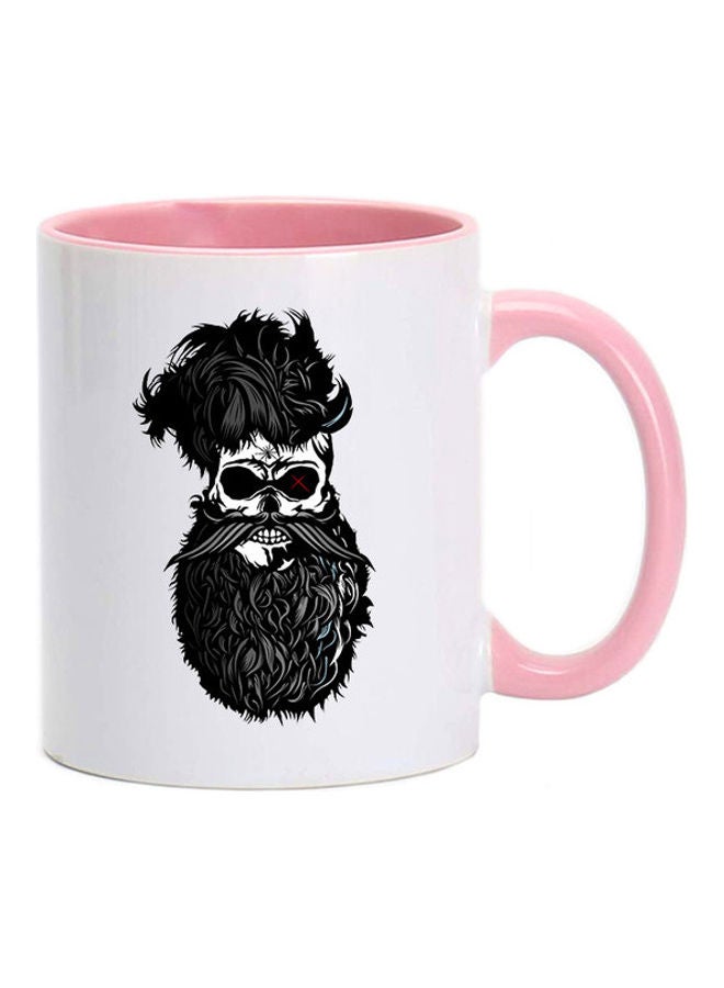 إم إي سي مج بطبعة فنية بتصميم لحية وردي