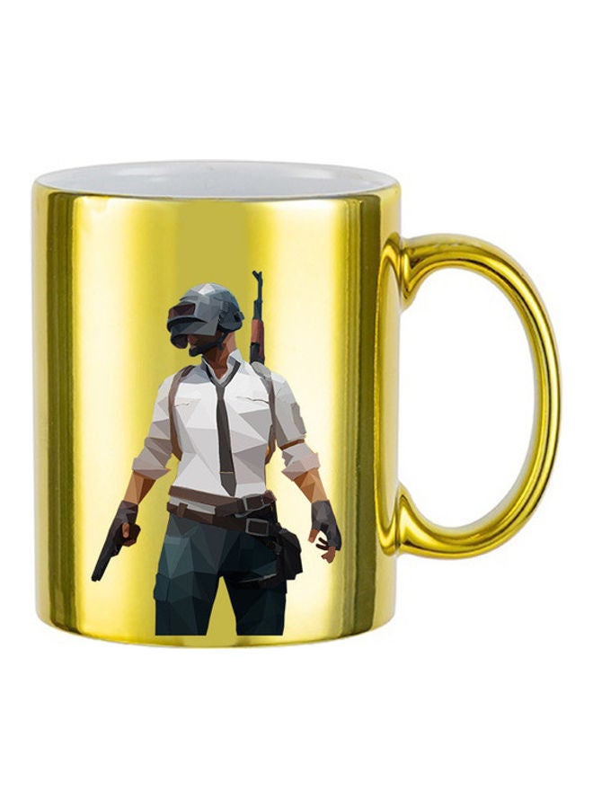 MEC Pubg Character Mug Gold 