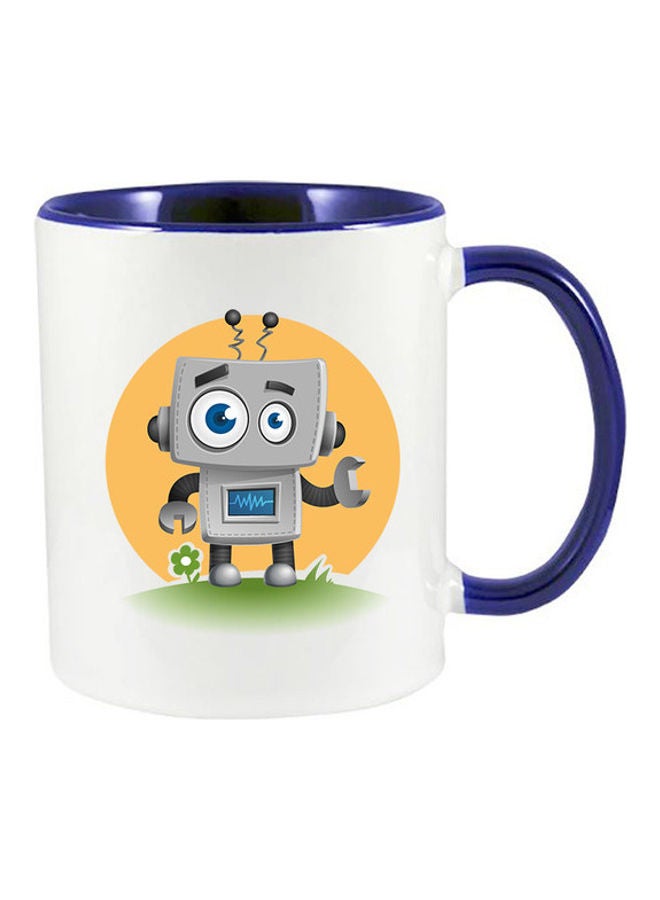 إم إي سي مج بطبعة روبوت بأذرع أزرق