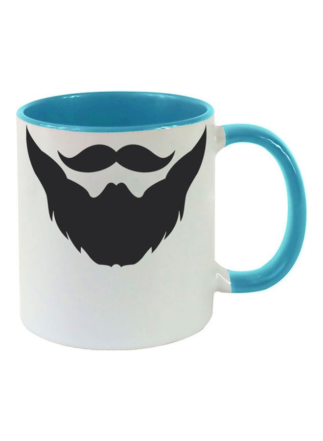 إم إي سي مج بطبعة تصميم للحية أزرق فاتح