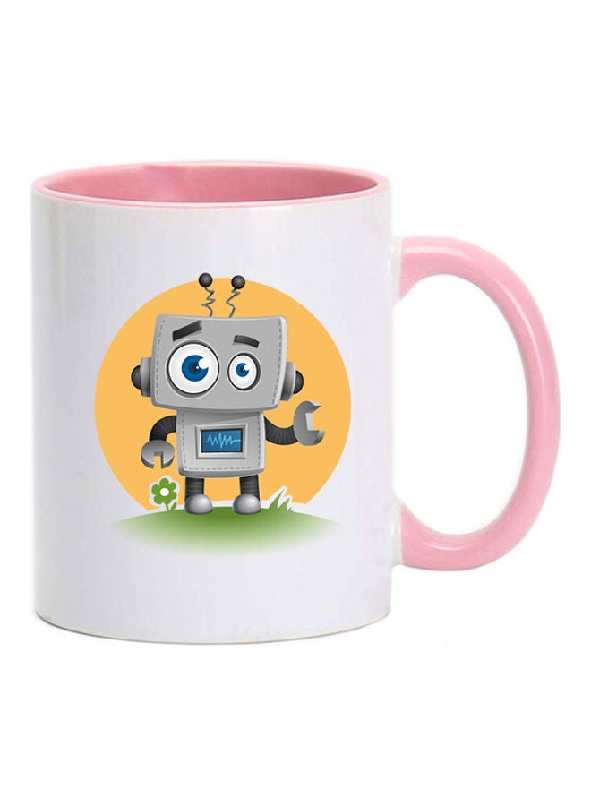 إم إي سي مج بطبعة روبوت بأذرع وردي