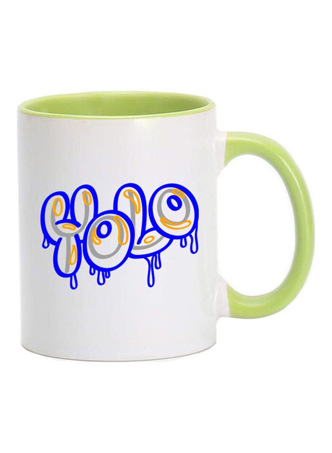 MEC Yolo Graffiti Printed Mug Green