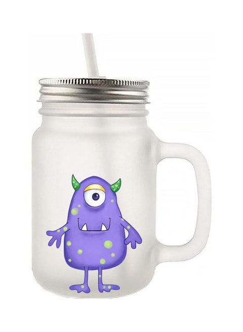 Alien Cute Art Frosted Jar Clear