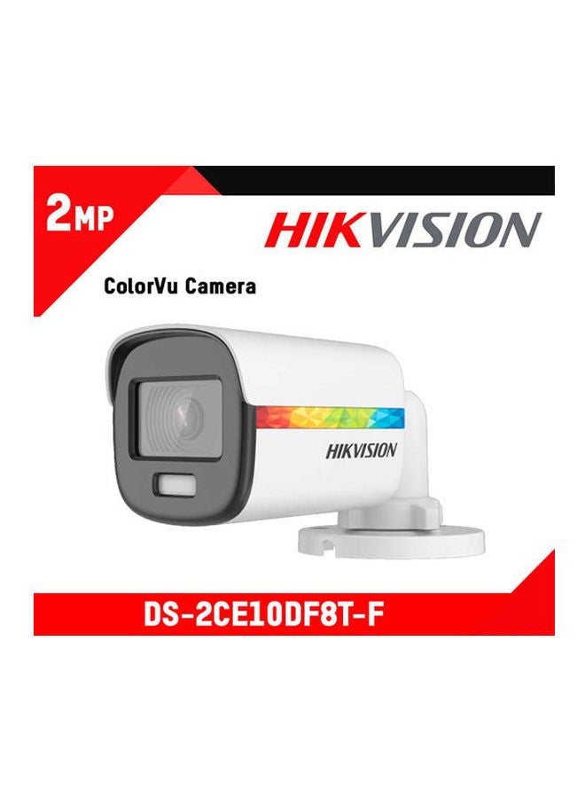 HIKVISION - 2 MP ColorVu Fixed Mini Bullet Camera DS-2CE10DF8T-PF(2.8mm) - Image 1