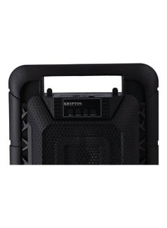 KRYPTON Rechargeable Portable Speaker With LED Disco Light KNMS5396 Black  - Image 4