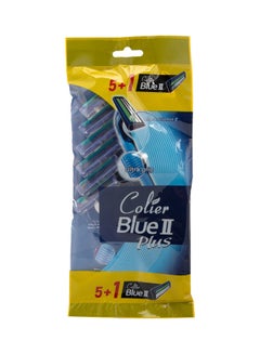 COLIER 6 Piece Disposable Razors Blue  - Image 4