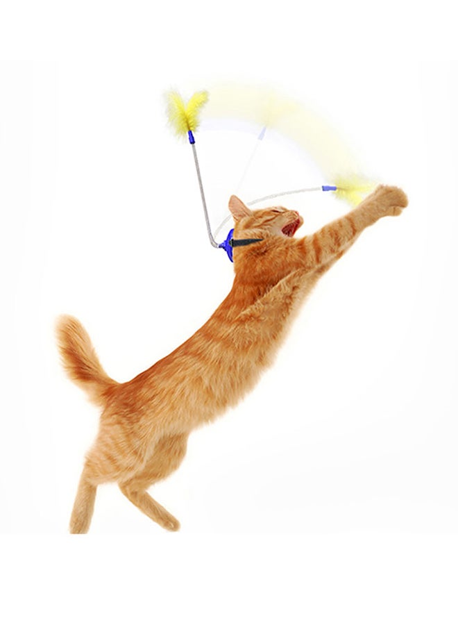 Creative Foot With Tap To Tease Cat Stick Yellow 23.7x50x11.1cm - Image 2