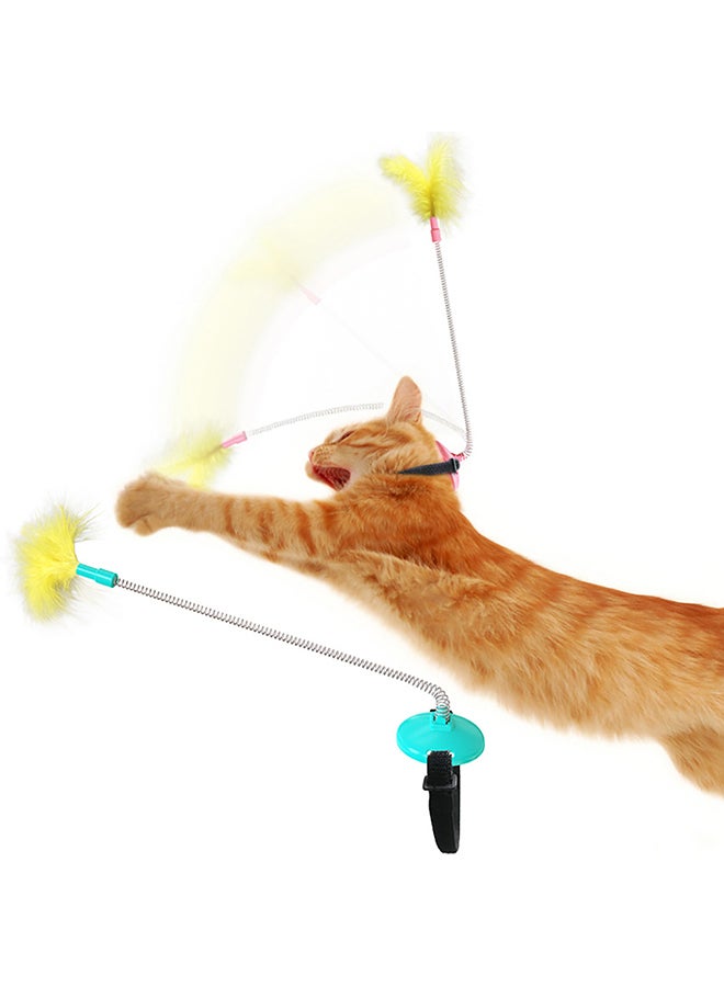 Creative Foot With Tap To Tease Cat Stick Yellow 23.7x50x11.1cm - Image 5