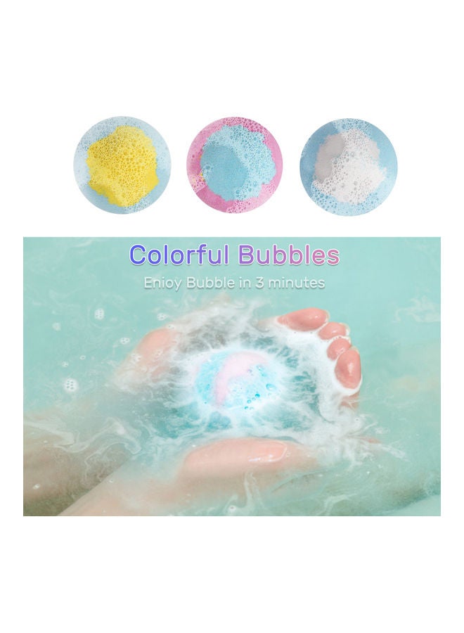 14-Piece Bath Bomb Gift Set Multicolour 28.2x7.3x15.5cm - v1630494854/N50610779A_2