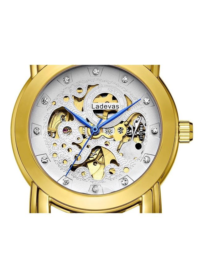 لاديفاس ساعة يد دائرية الشكل بعقارب للرجال - Image 3