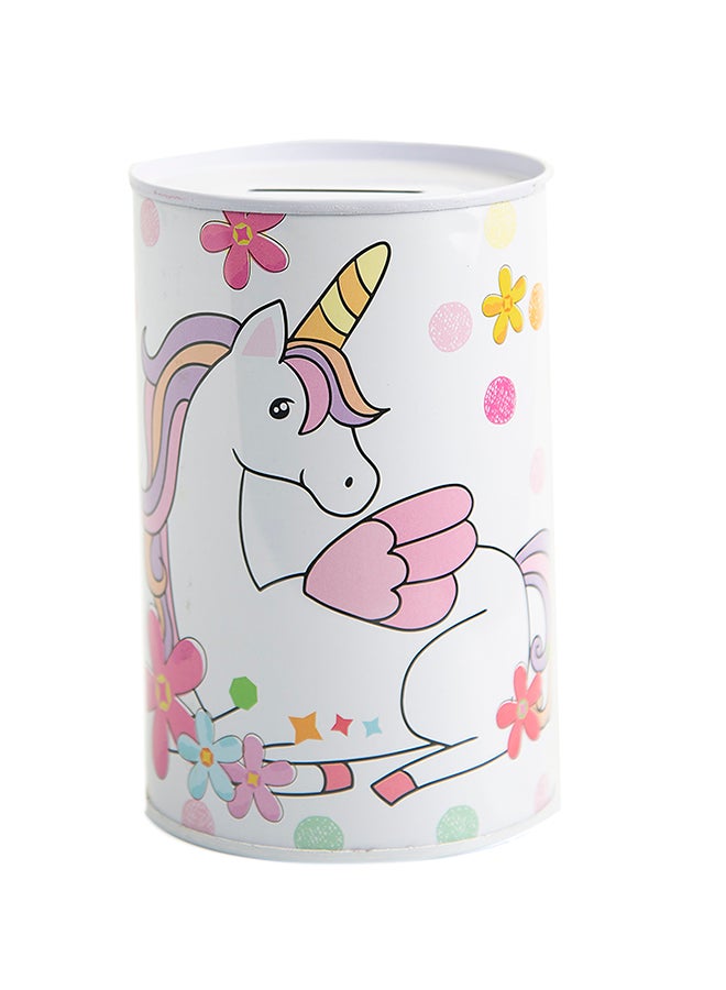 صندوق توفير المال مطبوع عليه يونيكورن - Image 1