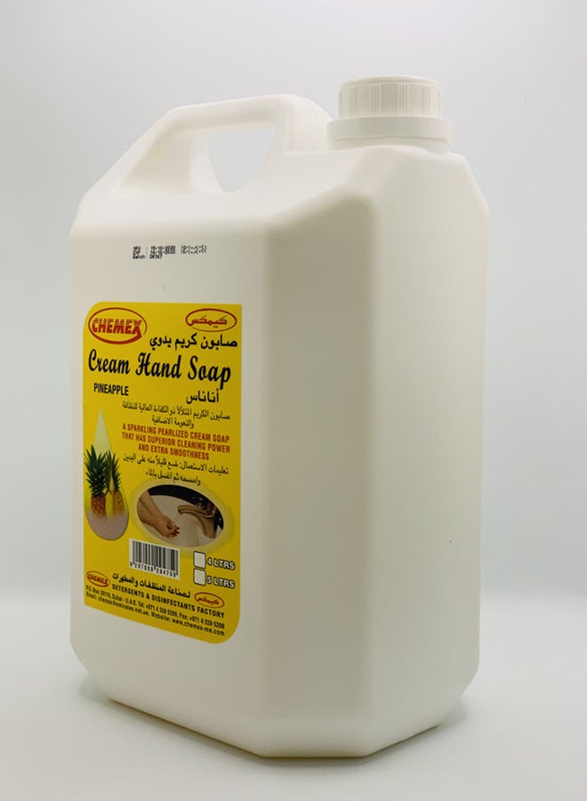 Chemex - Cream Hand Soap Pineapple 5Liters - Image 1