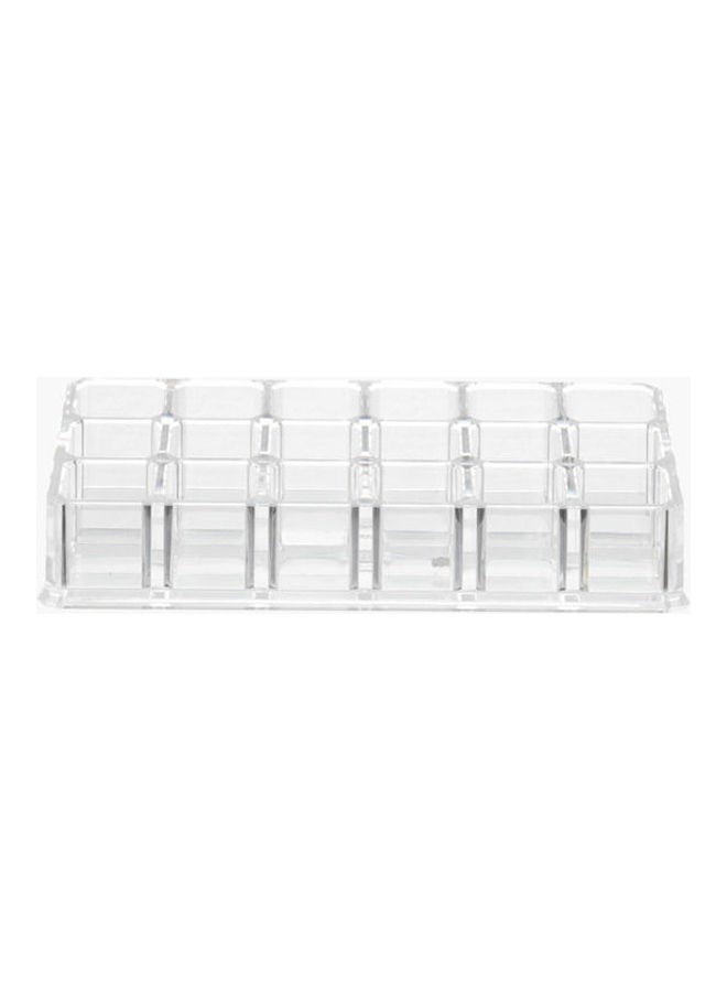 Garrison Rectangular Lipstick Organiser Clear