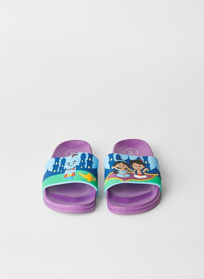 CUBS - Baby/Kids Aladdin Slides Purple - Image 1